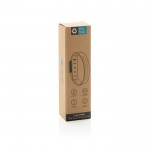 Luz de circulación LED recargable en plástico reciclado 400 mAh color gris segunda vista con caja