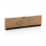 Soporte magnético de coche para móvil con materiales reciclados color negro segunda vista con caja