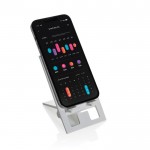 Soporte plano para móvil plegable de plástico reciclado color blanco segunda vista
