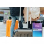 Etiqueta de seguimiento para equipaje con Find My de Apple color negro