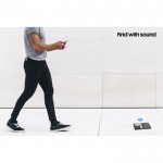 Porta pasaporte rastreable con localización Find My de Apple color negro