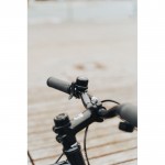 Timbre de bicicleta con localizador compatible con Find My color negro