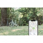 Timbre de bicicleta con localizador compatible con Find My color negro
