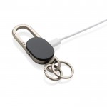 Llavero con localizador recargable compatible con Find My color negro tercera vista