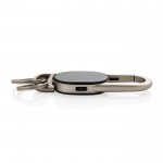 Llavero con localizador recargable compatible con Find My color negro cuarta vista