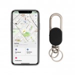 Llavero con localizador recargable compatible con Find My color negro séptima vista