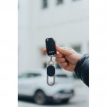 Llavero con localizador recargable compatible con Find My color negro