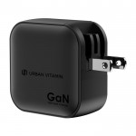 Cargador supperápido para varios países con 3 salidas 70W color negro novena vista