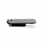 Cargador inalámbrico 3 en 1 de aluminio reciclable de 15W color negro sexta vista