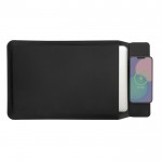 Funda ecológica con cierre y carga magnética para portátiles 15.6” Swiss Peak color negro quinta vista