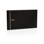 Funda ecológica con cierre y carga magnética para portátiles 15.6” Swiss Peak color negro vista con caja