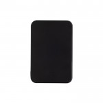 Batería externa de plástico reciclado con dos puertos 5.000 mAh color negro segunda vista