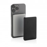Powerbank con carga inalámbrica magnética indicador 5.000 mAh color plateado vista general