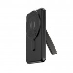 Powerbank 5 en 1 ecológica con cables de carga y soporte 5.000 mAh color negro decima vista