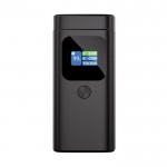 Powerbank de aluminio resistente y pantalla HQ a color 15.000 mAh color gris