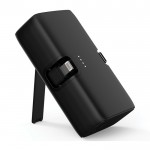 Powerbank de plástico reciclado con indicador de carga 20W color negro decima vista