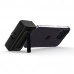Powerbank de plástico reciclado con indicador de carga 20W color negro cuarta vista
