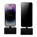 Powerbank de plástico reciclado con indicador de carga 20W color negro sexta vista