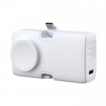 Cargador para reloj y varios dispositivos con potencia de 20W color blanco decima vista