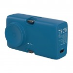 Cargador para reloj y varios dispositivos con potencia de 20W color azul tercera vista