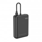Batería externa con doble carga simultánea potencia 20W color negro