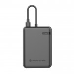 Batería externa con doble carga simultánea potencia 20W color negro segunda vista