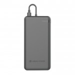 Powerbank ecológica para 2 dispositivos indicador de carga 20W color negro segunda vista