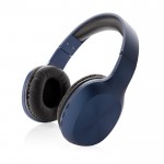 Auriculares bluetooth de diseño moderno color azul marino segunda vista