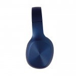 Auriculares bluetooth de diseño moderno color azul marino tercera vista