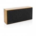 Altavoces inalámbricos de bambú y 20w color madera