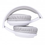 Auriculares inalámbricos de gran duración color blanco tercera vista