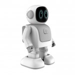 Robot Robert que baila con conexión móvil y altavoz incorporado color blanco