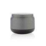 Altavoz inalámbrico de plástico reciclado con micrófono 3W color gris