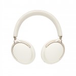 Auriculares diadema con diseño supraaural y cancelación de ruido color blanco segunda vista