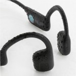 Auriculares con micrófono integrado ideales para hacer deporte color negro tercera vista