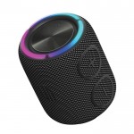 Altavoz inalámbrico resistente al agua con subwoofers dobles 16W color negro tercera vista