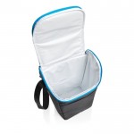 Bolsa nevera para 6 latas o 2 botellas color negro tercera vista
