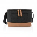 Bolsa térmica publicitaria de alta gama color negro tercera vista