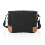 Bolsa térmica publicitaria de alta gama color negro quinta vista