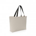 Bolsa nevera grande de lona de 285 g/m2 color blanco roto