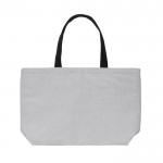 Bolsa nevera grande de lona de 285 g/m2 color gris quinta vista