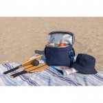 Nevera eco con asa superior resistente y correa de hombro 10L color azul marino