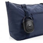 Bolsa térmica XL de RPET con dos asas y correa de hombro 30L color azul marino sexta vista