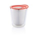 Vasos térmicos corporativos compactos color rojo