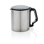 Tazas termo pequeñas personalizadas color plateado