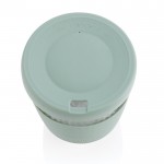 Vaso takeaway personalizable de calidad color verde menta cuarta vista