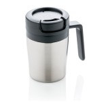 Taza térmica pequeña para publicidad color plateado