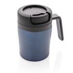 Taza térmica pequeña para publicidad color azul oscuro