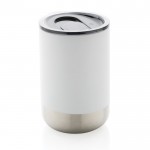 Vaso termo de acero reciclado color blanco quinta vista