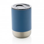 Vaso termo de acero reciclado color azul quinta vista